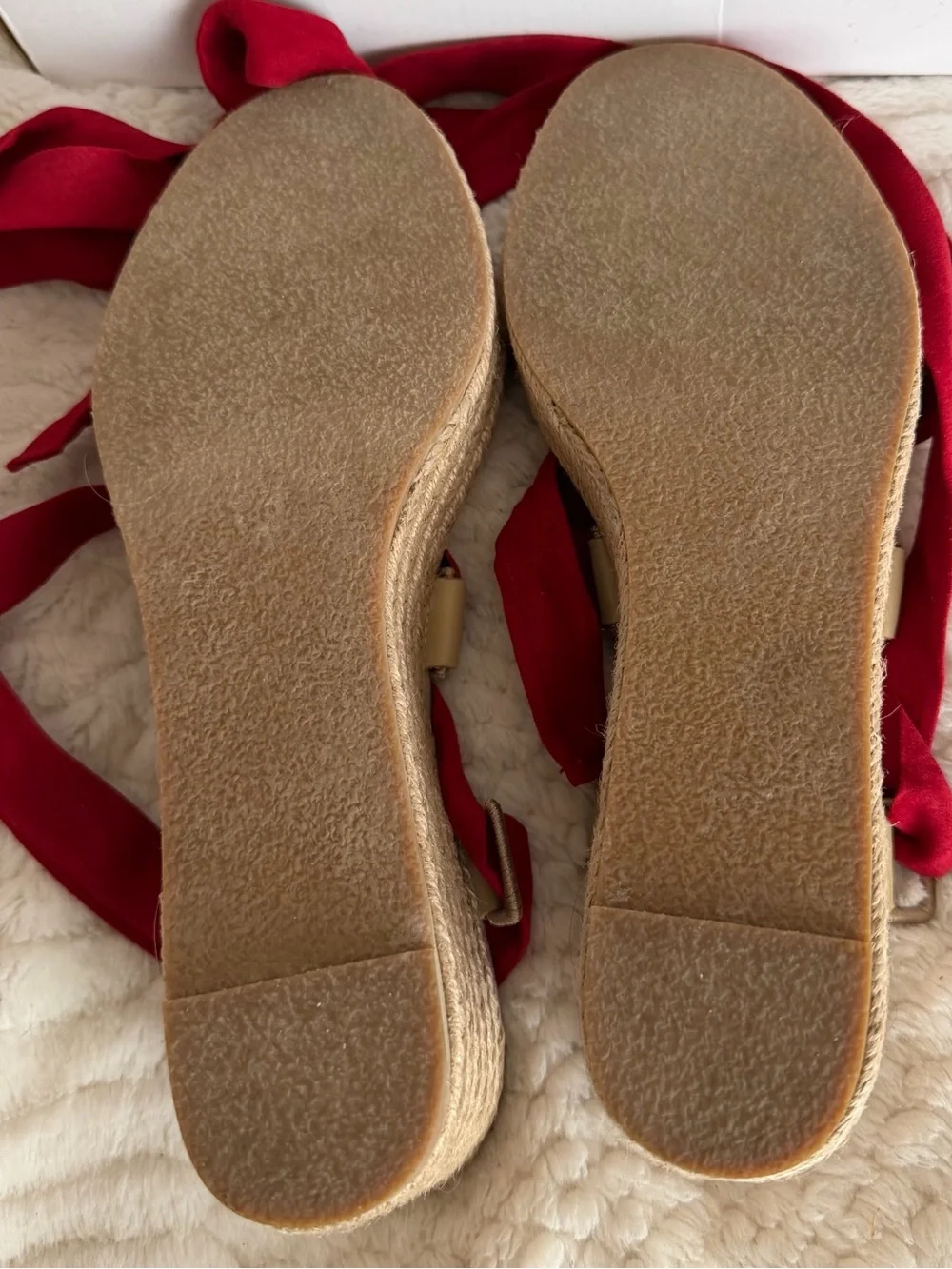 BoHo Row Beige Espadrille Wedge Slide Sandals - Neutral Women’s Summer Shoes